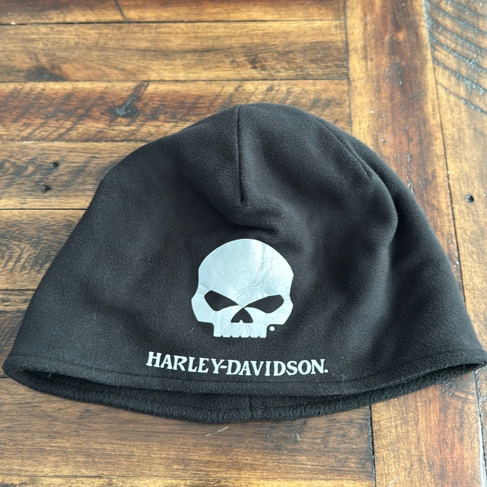 Harley Davidson skull stocking cap